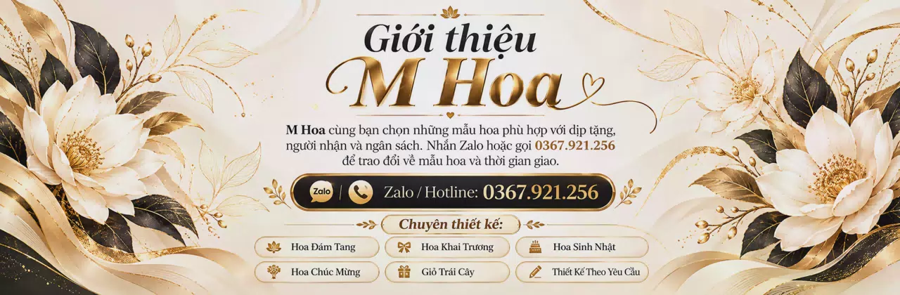 Ảnh bìa Shop hoa tươi Xã Tân Vĩnh Lộc Hồ Chí Minh - Tư vấn hoa theo từng dịp